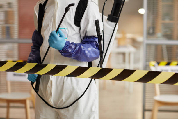 Professional Biohazard technician working in Gerton, NC